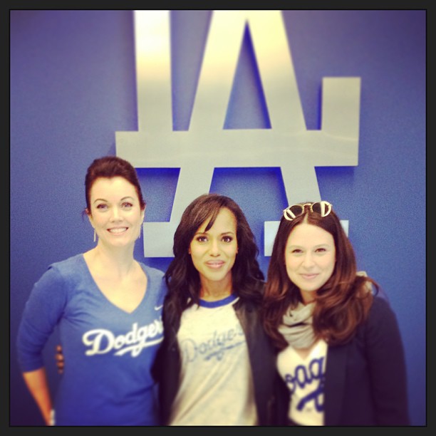PHOTOS | Scandal Cast Opening the Dodgers Game 
