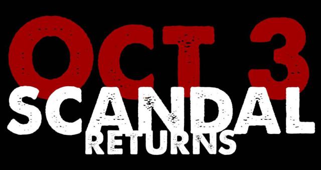 scandal season 3 premiere date